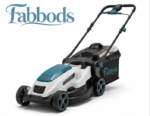 Fabbods Elektro-Rasenmäher mit Grasfangkorb und verstellbarem Führungsholm