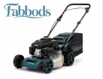 Fabbods Benzin-Rasenmäher mit Viertaktmotor und Textil-Fangkorb