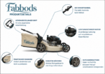 Fabbods Benzin-Rasenmäher mit 4-Takt-Motor, Stahlblechgehäuse und 6-stufiger Schnitthöhenverstellung – Bild 3