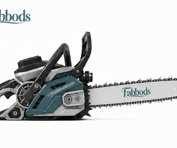 Fabbods Benzin-Motorsäge mit Führungsschiene, Anti-Vibrations-System und automatischer Kettenschmierung