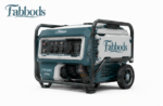 Fabbods FD6500E 6500W Generator mit digitalem Display und Fahrwerk