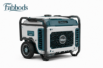 Fabbods FD6500E 6500W Generator mit digitalem Display und Fahrwerk – Bild 2